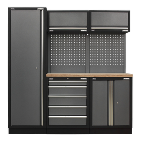 Superline PRO® Storage System - Wood Worktop - APMSSTACK02W - Farming Parts