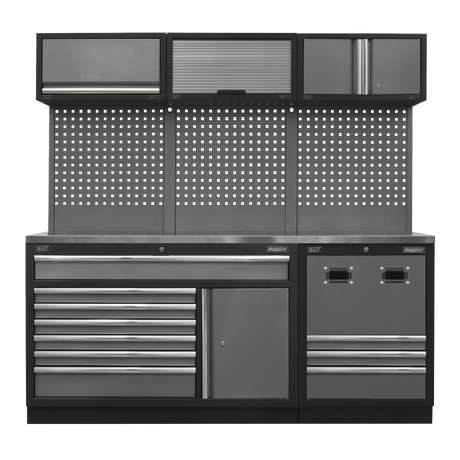 Modular Storage System Combo - Stainless Steel Worktop - APMSSTACK14SS - Farming Parts