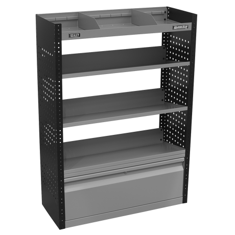 Modular Slanted Shelf Van Storage System - APMSVCOMBO2 - Farming Parts