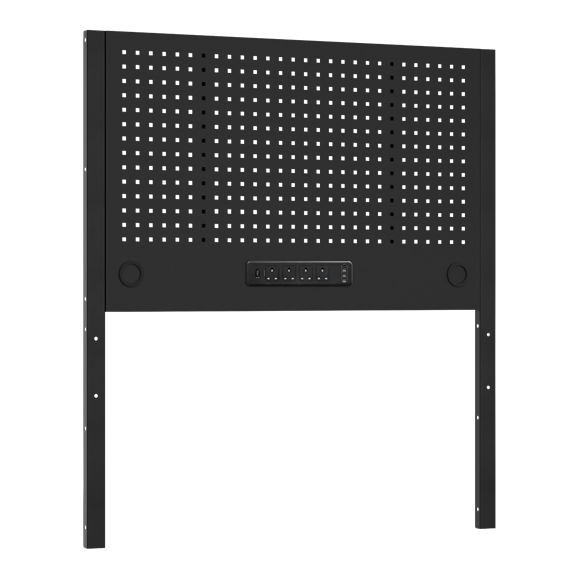 Superline PRO® Modular Workbench with Pegboard Back Panel Wooden Worktop 1265mm - SE-APMWB50COMBOW