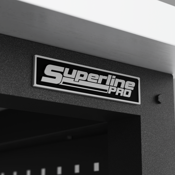 Superline PRO® Modular Workbench with Stainless Steel Worktop & Adjustable Height 1525mm - SE-APMWB60SS