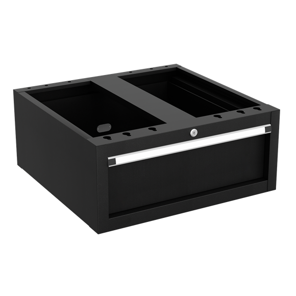 Superline PRO® Modular Workbench with 6 Drawers & Cupboard Stainless Steel Worktop 1830mm - SE-APMWB72COMBO2SS