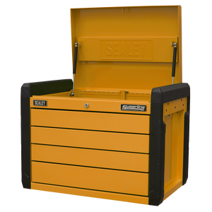 4-Drawer Push-to-Open Topchest with Ball-Bearing Slides - Orange - APPD4O - Farming Parts