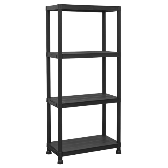 Plastic Racking Unit with 4 Shelves 25kg Capacity Per Level - SE-APPR4