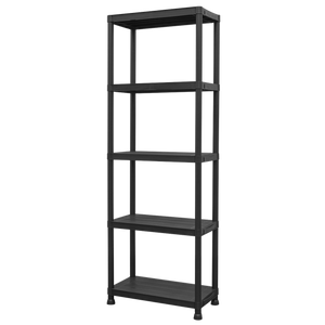 Plastic Racking Unit with 5 Shelves 25kg Capacity Per Level - SE-APPR5