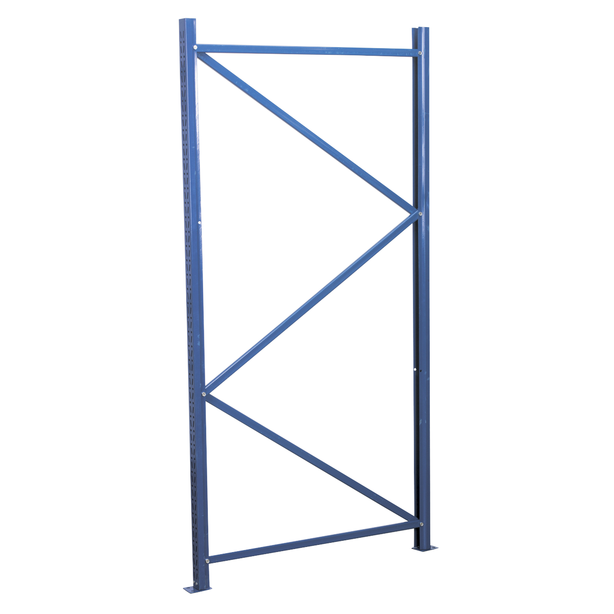 A Sealey Frame 2000 x 1000mm One End - APR1002 with diagonal support beams and a heavy-duty coating stands upright on a white background.