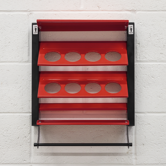 Sealey Spray Can Storage Rack with 8 Can Holders SE APSCR8
