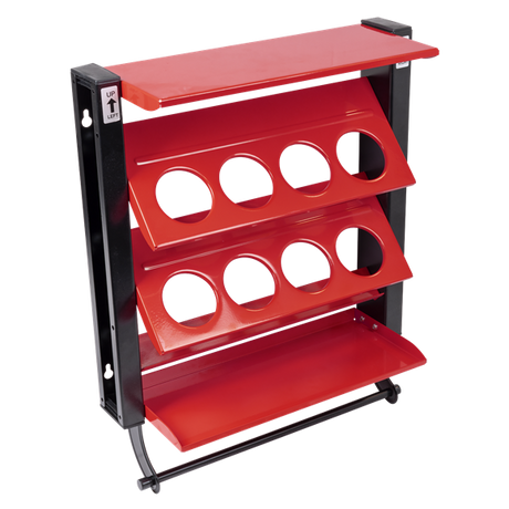 Sealey Spray Can Storage Rack with 8 Can Holders SE APSCR8