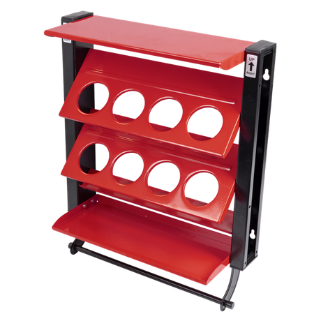 Sealey Spray Can Storage Rack with 8 Can Holders SE APSCR8