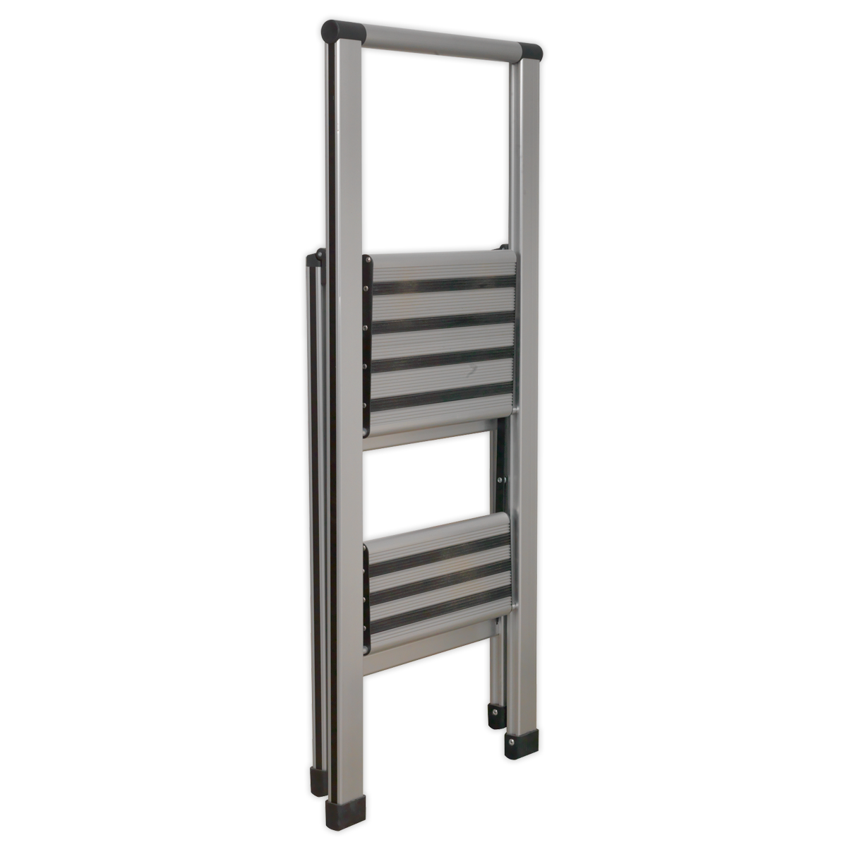 Aluminium Professional Folding Step Ladder 2-Step 150kg Capacity - APSL2 - Farming Parts
