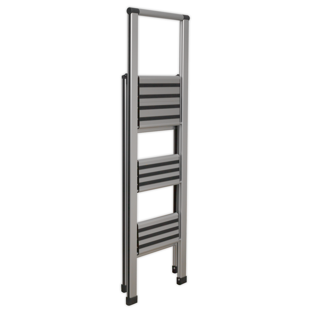 Aluminium Professional Folding Step Ladder 3-Step 150kg Capacity - APSL3 - Farming Parts