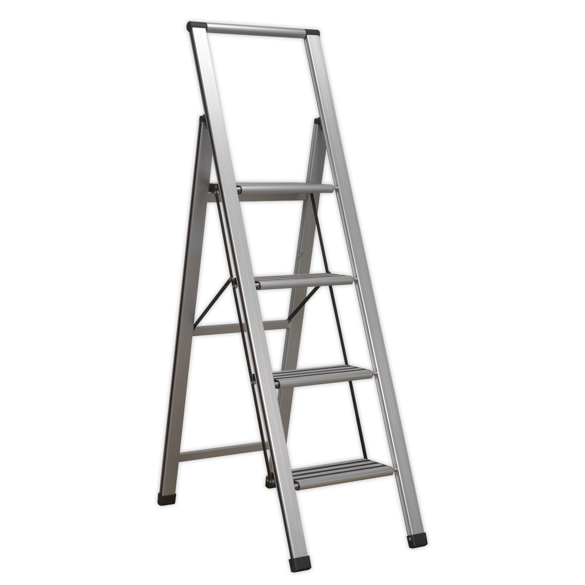 Aluminium Professional Folding Step Ladder 4-Step 150kg Capacity - APSL4 - Farming Parts