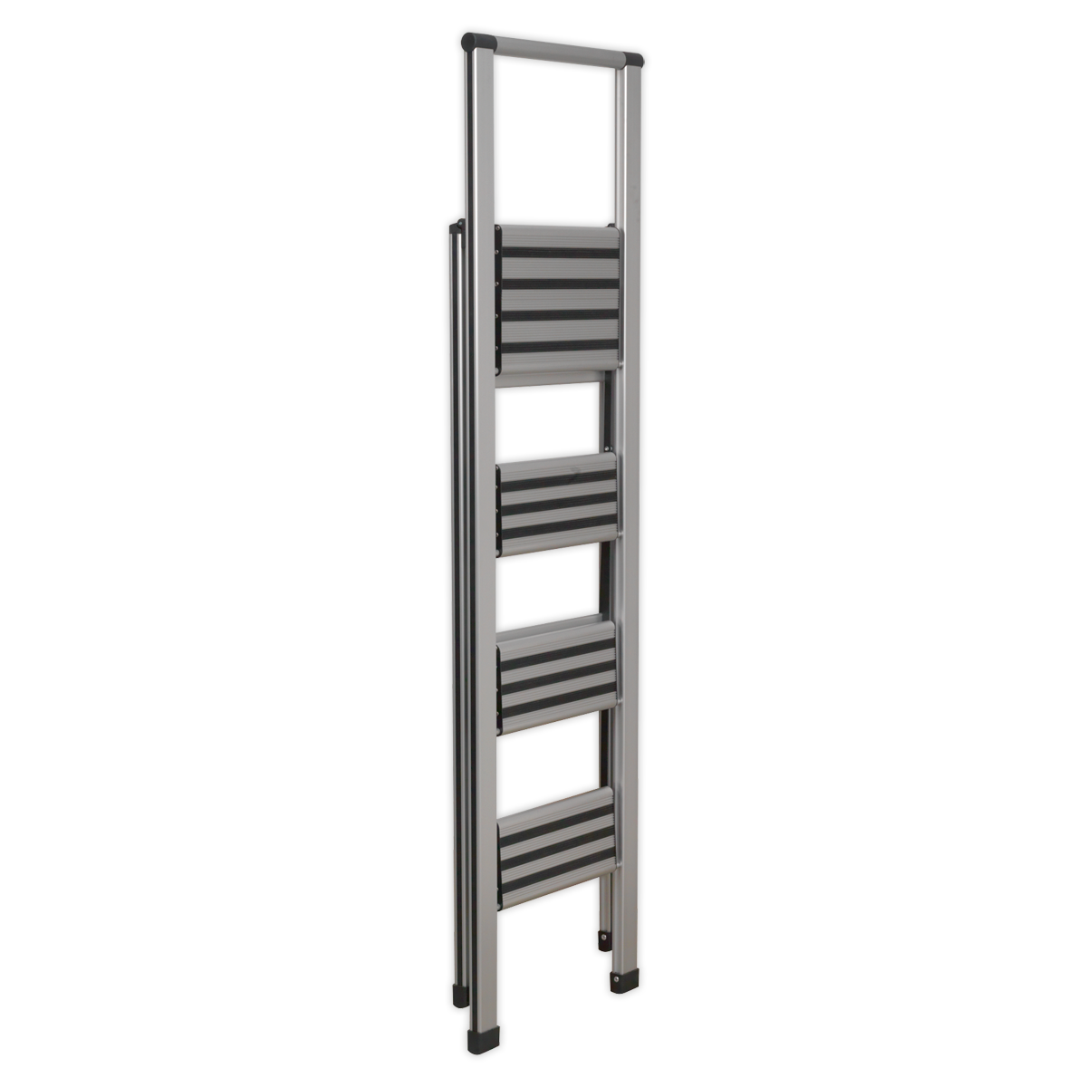 Aluminium Professional Folding Step Ladder 4-Step 150kg Capacity - APSL4 - Farming Parts