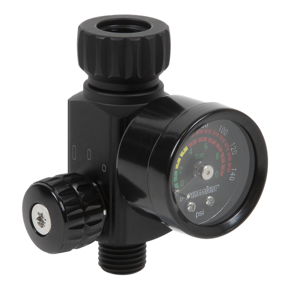 Sealey | Premier On-Gun Air Pressure Regulator/Gauge with Glass Lens - AR02