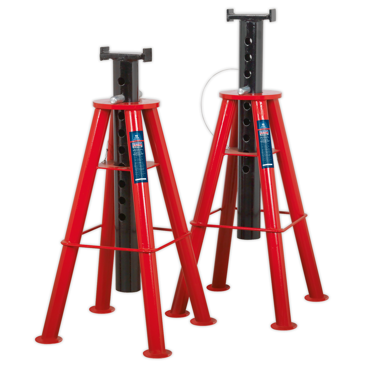 Axle Stands (Pair) 10 Tonne Capacity per Stand High Level - AS10H - Farming Parts