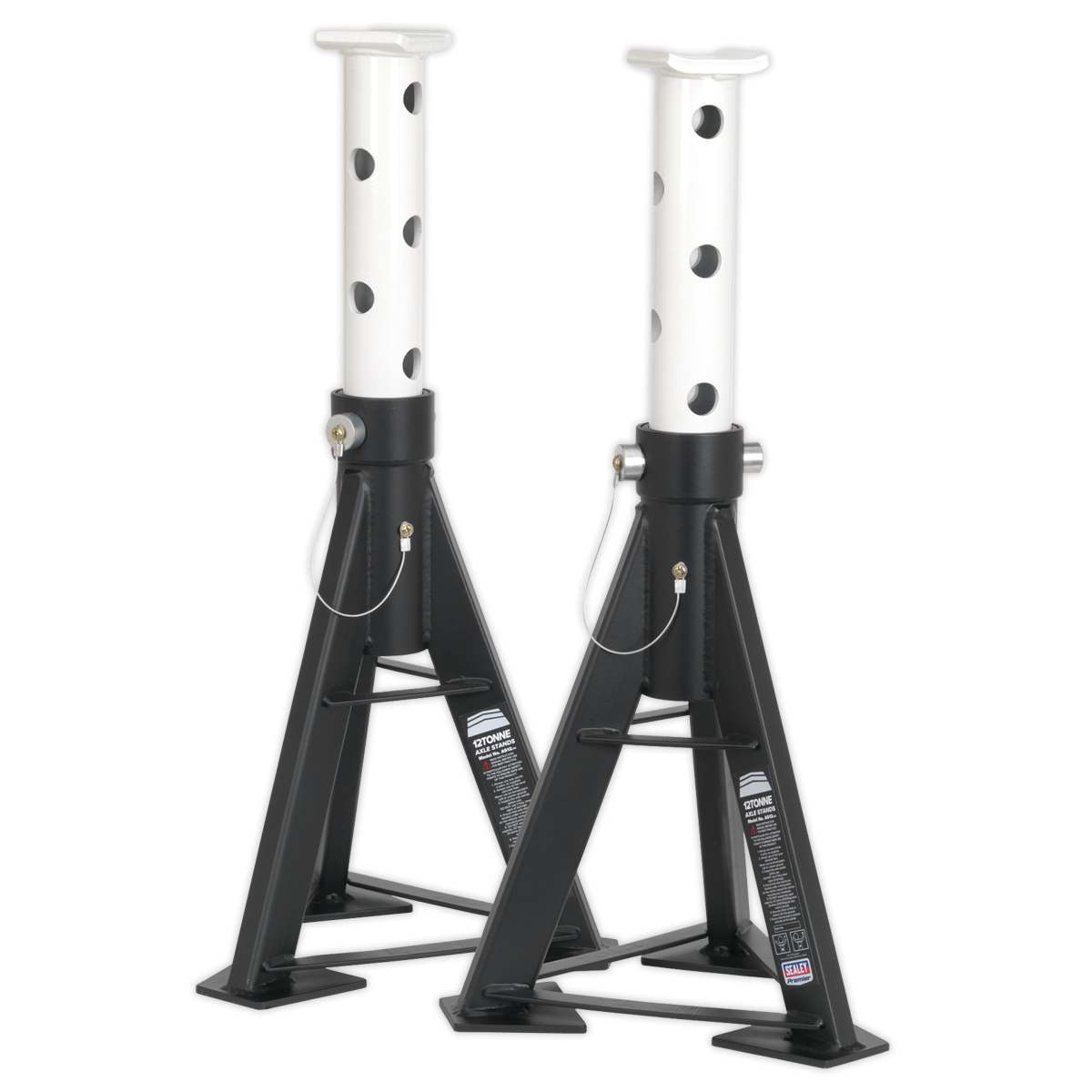 Axle Stands (Pair) 12 Tonne Capacity per Stand - AS12 - Farming Parts
