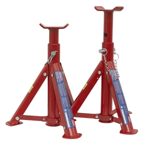 Axle Stands (Pair) 2 Tonne Capacity per Stand - Folding Type - AS2000F - Farming Parts