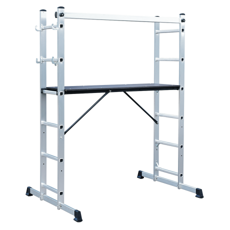 Aluminium Scaffold Ladder 4-Way EN 131 - ASCL2 - Farming Parts
