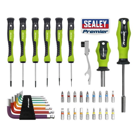 Ratchet, Screwdriver, Hex Key & Bit Set Advent Calendar 35pc - AVC003