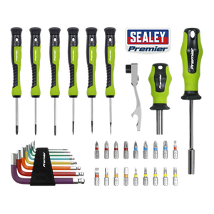 Ratchet, Screwdriver, Hex Key & Bit Set Advent Calendar 35pc - AVC003