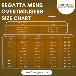 Regatta Pro Packaway Waterproof Trousers – Lightweight, Breathable & Windproof | Navy