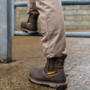 Buckbootz B1180 Buckflex Waterproof Dealer Safety Boots Wide Fit