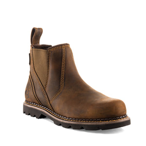 Buckbootz B1500 Brown Dealer Boots Goodyear Welted Non-Safety
