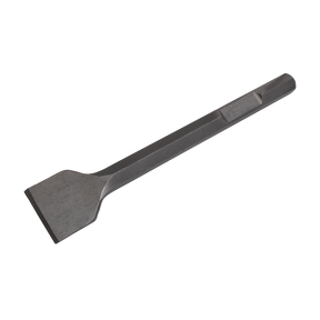 The Sealey Bosch Wide Chisel 75 x 375mm (model B1WC, Bosch 11304) features a broad, rectangular blade and an extended, slim handle, making it ideal for chiseling and shaping wood, metal, or stone.