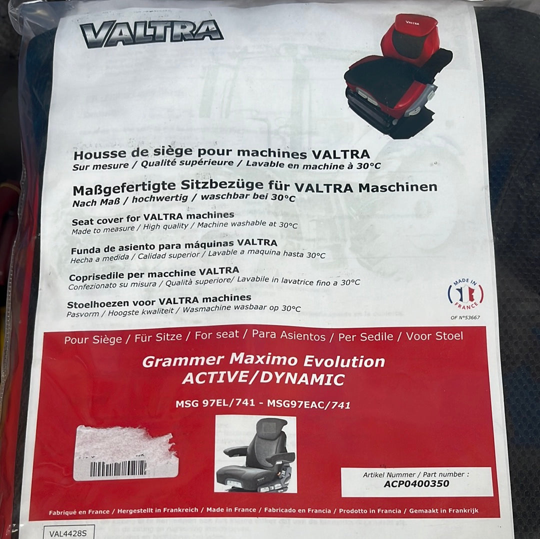 Valtra Evolution Seat Cover - Acp0400350 - Farming Parts
