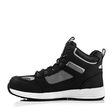 *STOCK CLEARANCE* - BAZ Safety Boots Lightweight Buckler Boots, Tradez Black