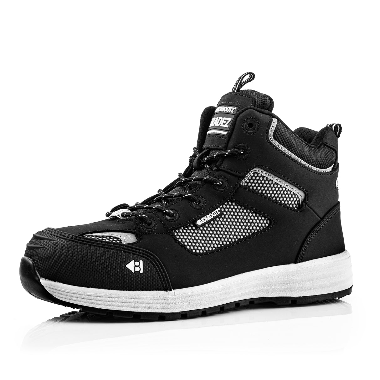 *STOCK CLEARANCE* - BAZ Safety Boots Lightweight Buckler Boots, Tradez Black