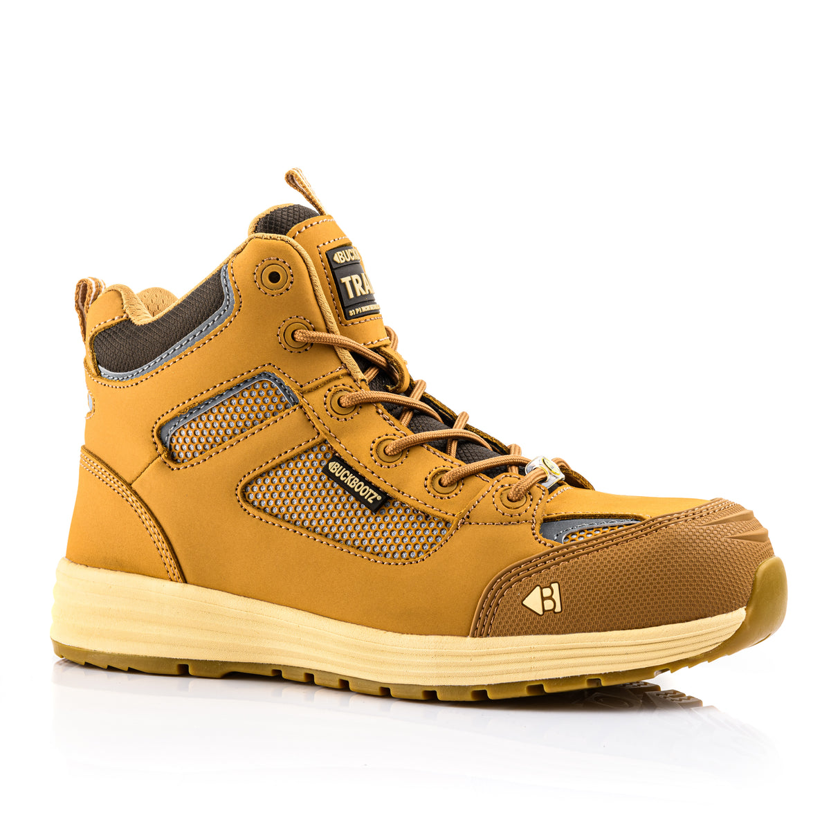 *SPECIAL PRICE* - Buckler Largo Bay Safety Trainer – Lightweight Composite Toe Work Shoes | BAZHY