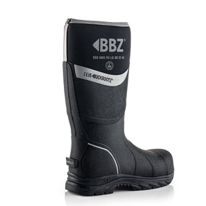 Buckbootz BBZ6000BKNM Black Safety Wellington Boots S5 CI HI SR