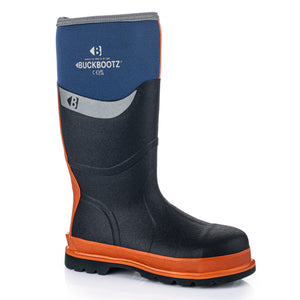 Buckler Safety Buckbootz Blue – Waterproof Steel Toe Work Boots | BBZ6000BL