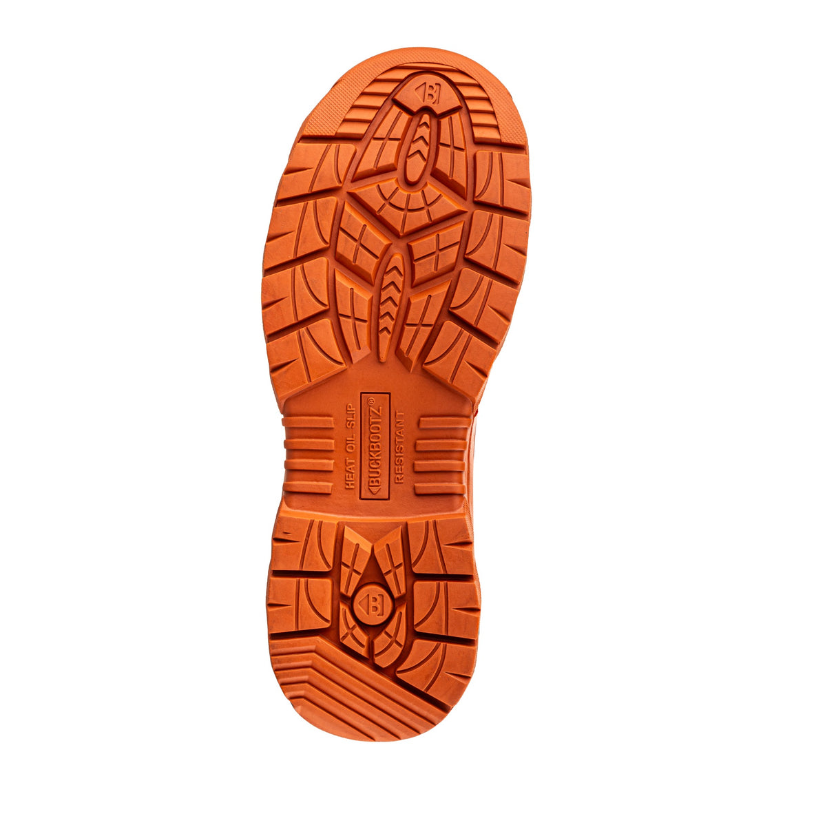 Buckbootz BBZ9000GYOR Hi-Vis Safety Wellington S5S Metatarsal