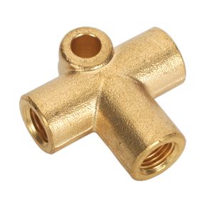 Brake Tube Connector 3/8"UNF x 24tpi 3-Way - BC38243WAY - Farming Parts