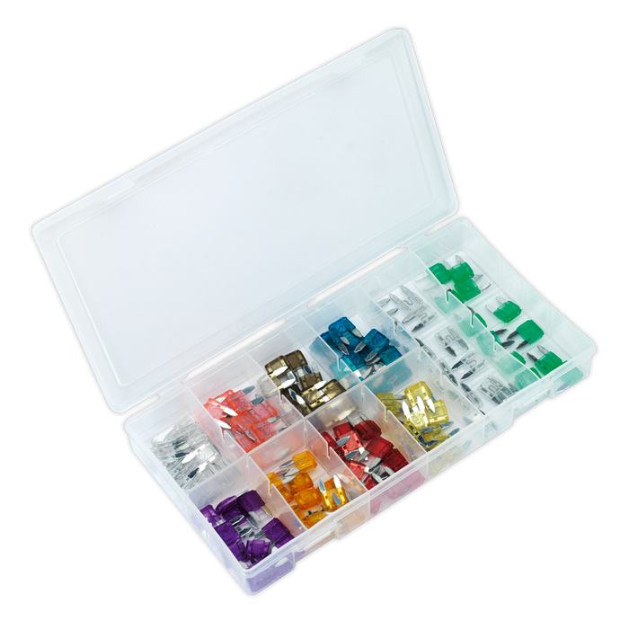 Sealey Automotive MINI Blade Fuse Assortment 100pc BCF100