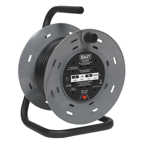 Cable Reel 25m 4 x 230V 1.25mm² Thermal Trip - BCR25 - Farming Parts