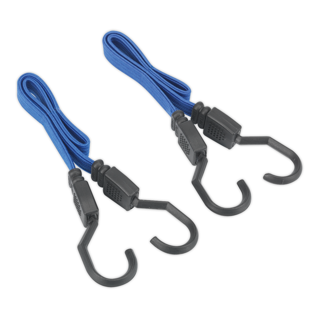 Flat Bungee Cord Set 460mm 2pc - BCS15 - Farming Parts