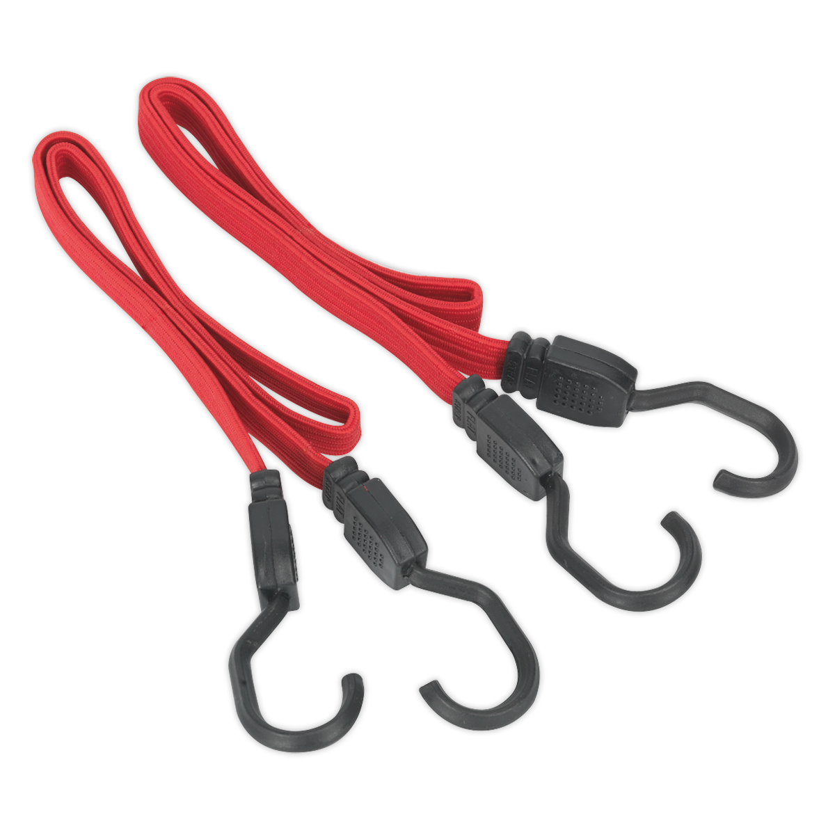 Flat Bungee Cord Set 2pc 760mm - BCS17 - Farming Parts