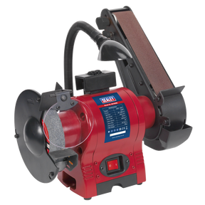 Bench Grinder Ø150mm with 50mm Belt Sander & Work Light 250W/230V - BG150BS - Farming Parts