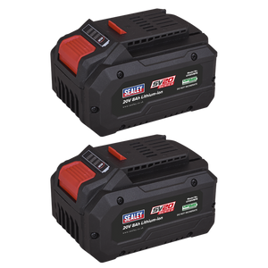 SV20 Series Power Tool Battery 20V 8Ah - Pack of 2 - SE-BK08