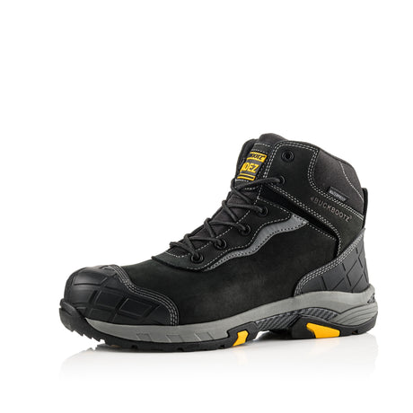 Buckbootz BLITZBK Black Waterproof S7S Safety Boots Wide Fit