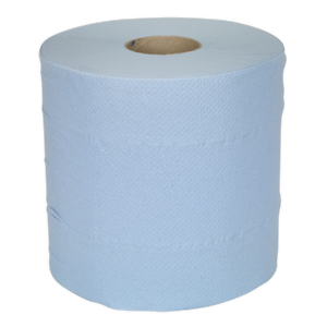 Paper Roll Blue 2-Ply Embossed 150m Pack of 6 - BLU150 - Farming Parts