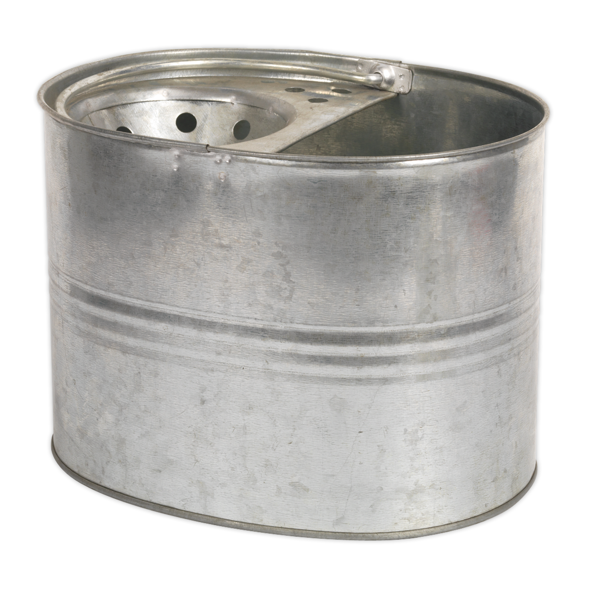 Mop Bucket 13L - Galvanized - BM08 - Farming Parts