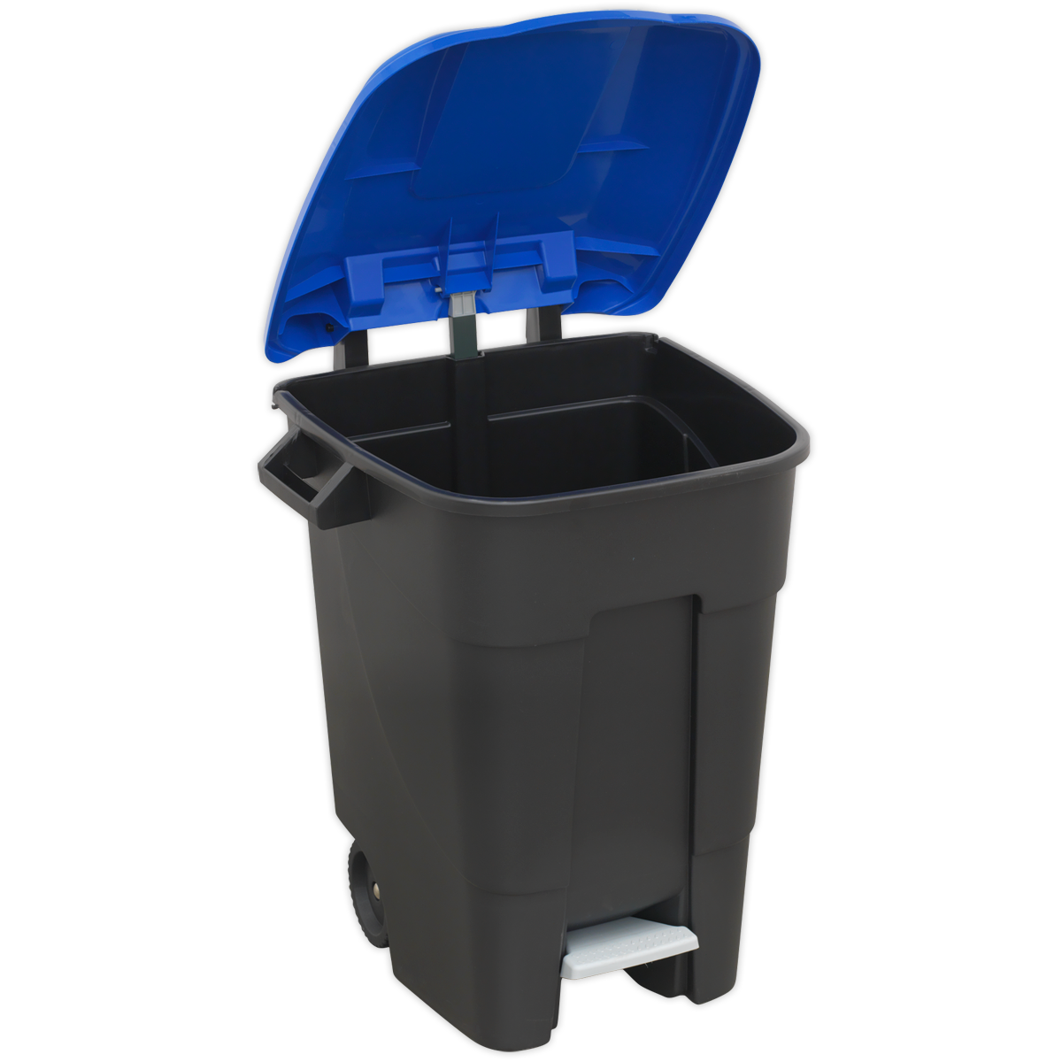 Refuse/Wheelie Bin with Foot Pedal 100L - Blue - BM100PB - Farming Parts