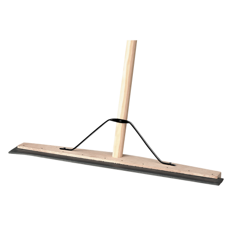 Rubber Floor Squeegee 24"(600mm) with Wooden Handle - BM24RS - Farming Parts