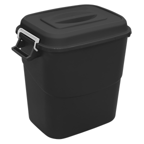 Refuse/Storage Bin 75L - Black - BM75 - Farming Parts