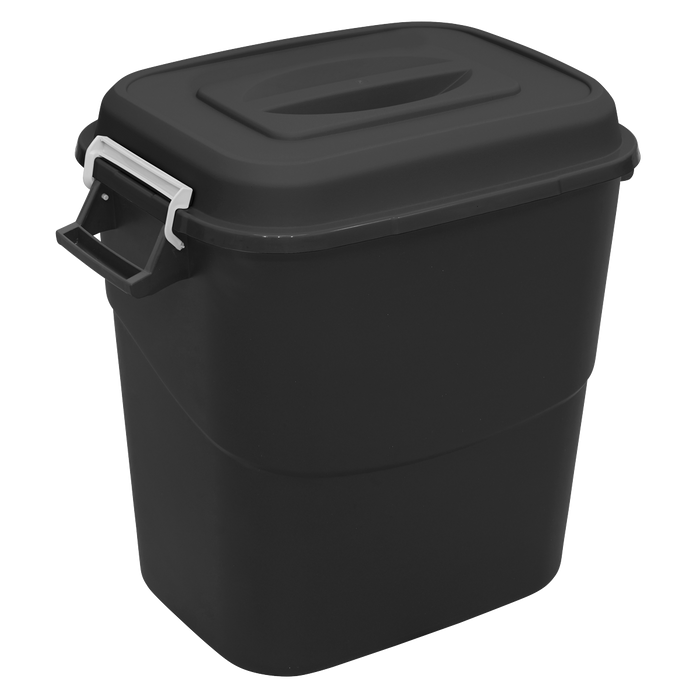 Sealey Refuse/Storage Bin 75L Black BM75
