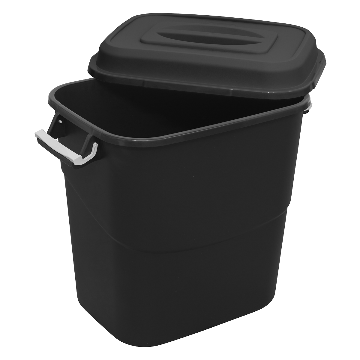 Refuse/Storage Bin 75L - Black - BM75 - Farming Parts